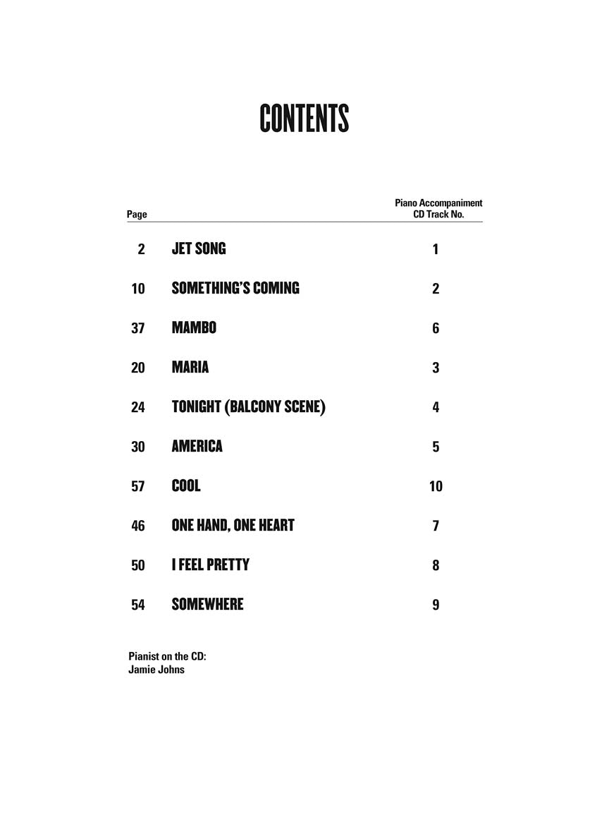 Bernstein West Side Story Instrumental Solos Cello and Piano