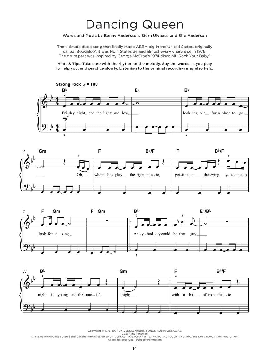 ABBA: Really Easy Piano - 40 ABBA Songs