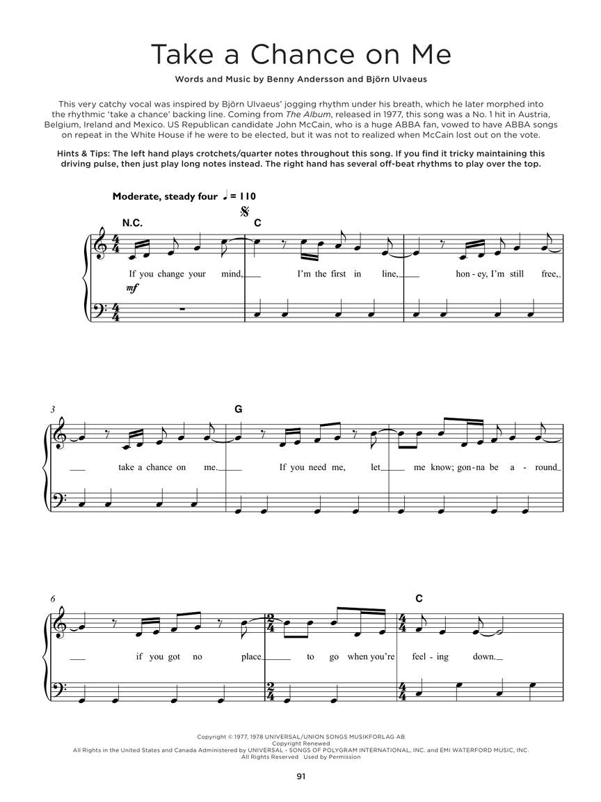 ABBA: Really Easy Piano - 40 ABBA Songs