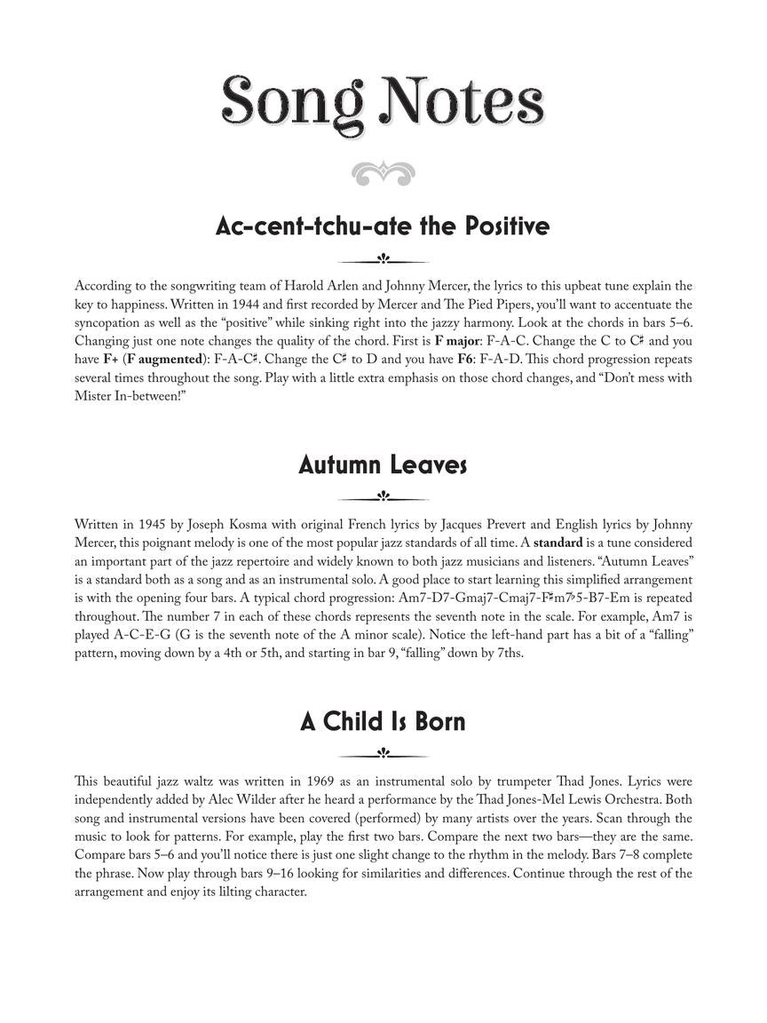 Jazz Songs for Kids for Easy Piano