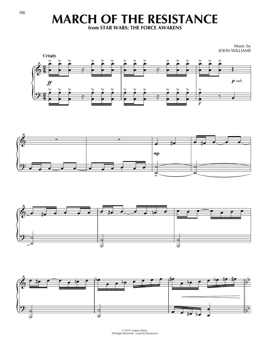 Williams Star Wars: The Piano Anthology