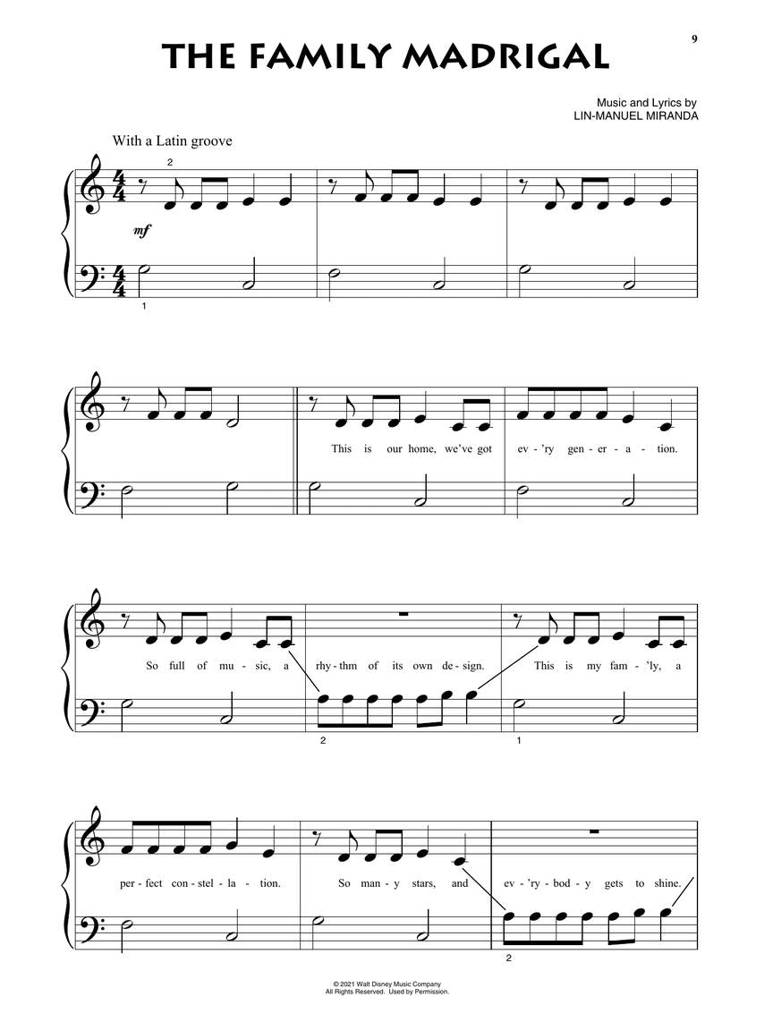 Miranda Encanto Beginning Piano Solo