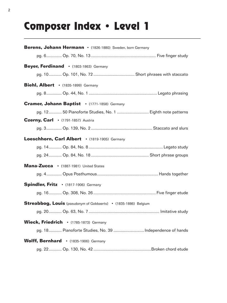 Fingerpower - Etudes Level 1
