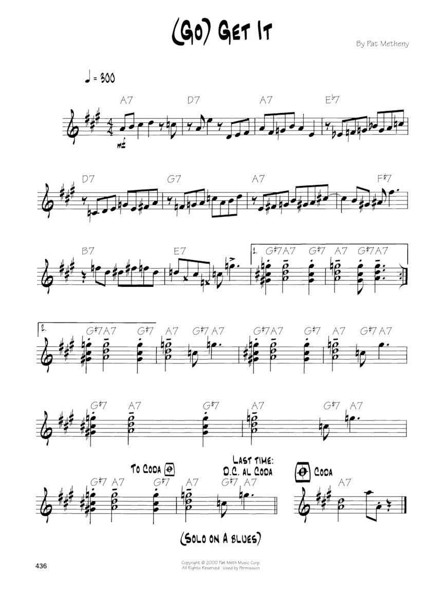 Pat Metheny Songbook