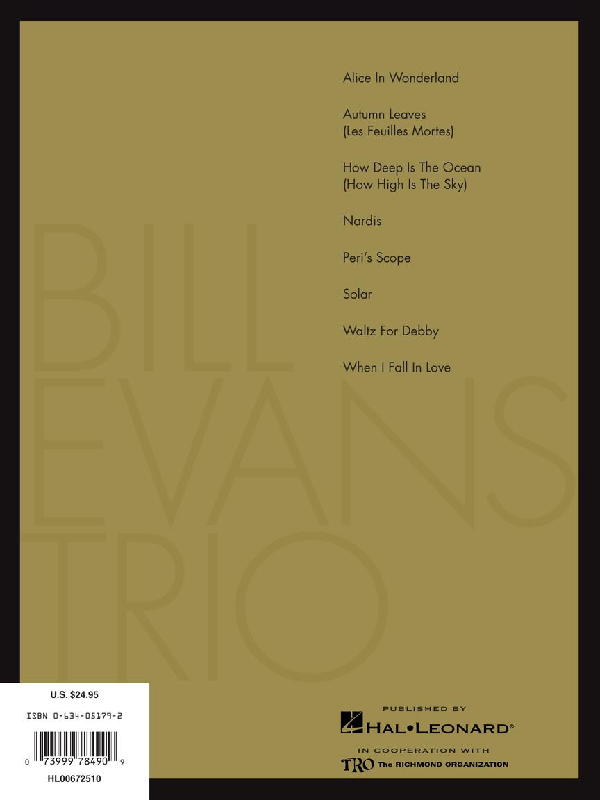 Evans, Bill - Trio - Volume 1