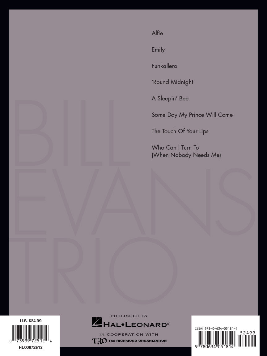 Evans, Bill - Trio - Volume 3 O/P