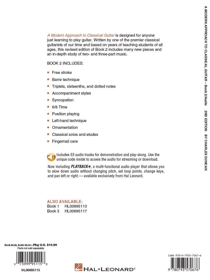 Modern Approach to Classical Guitar - Book 2