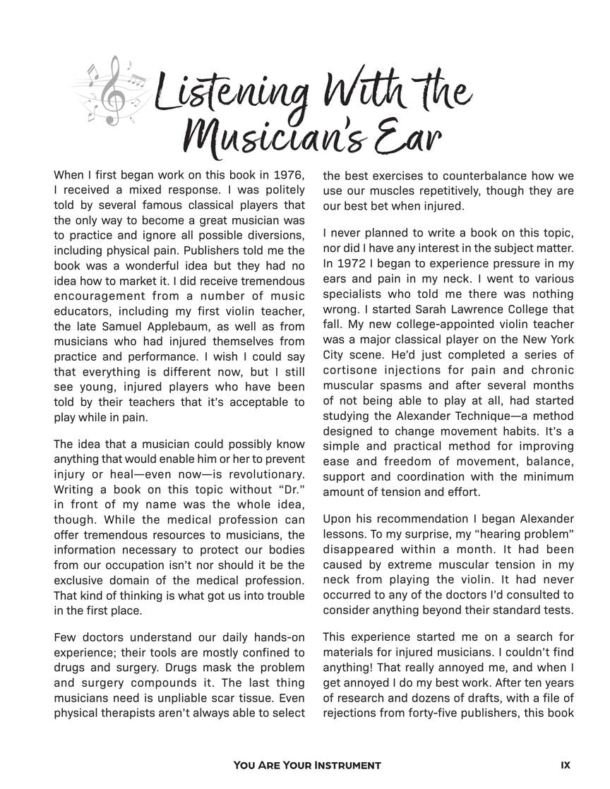 You Are Your Instrument