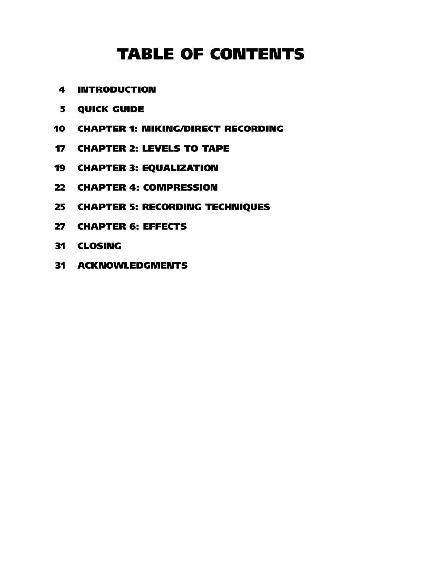 Musician's Guide to Recording Acoustic Guitar, The - MI Press