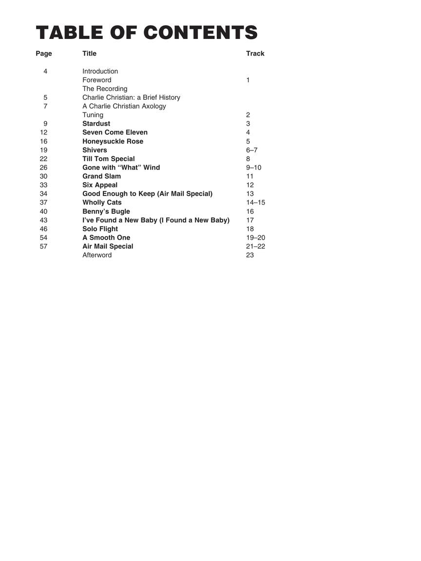 Christian, Charlie - Best Of - Guitar Signature Licks