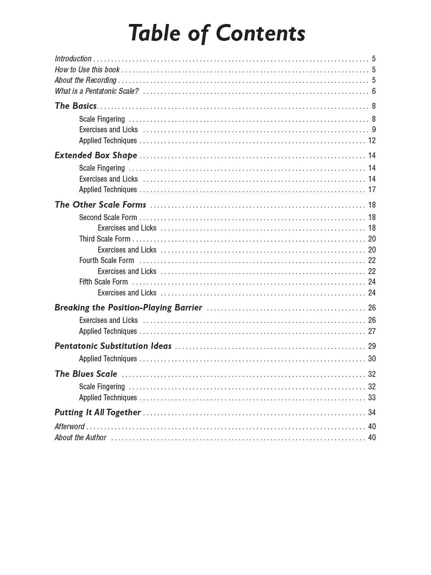 Pentatonic Scales for Guitar - The Essential Guide