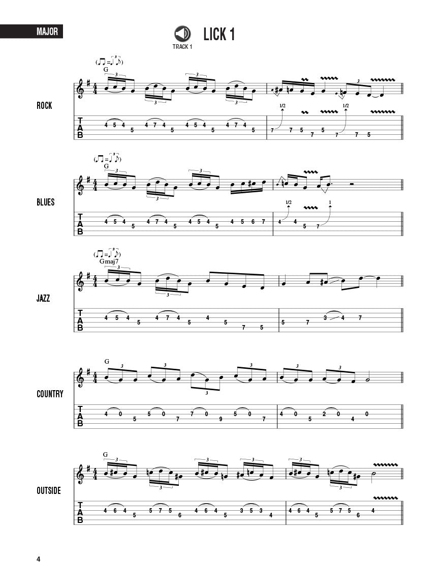 Lead Licks - Hal Leonard Guitar Method Supplement