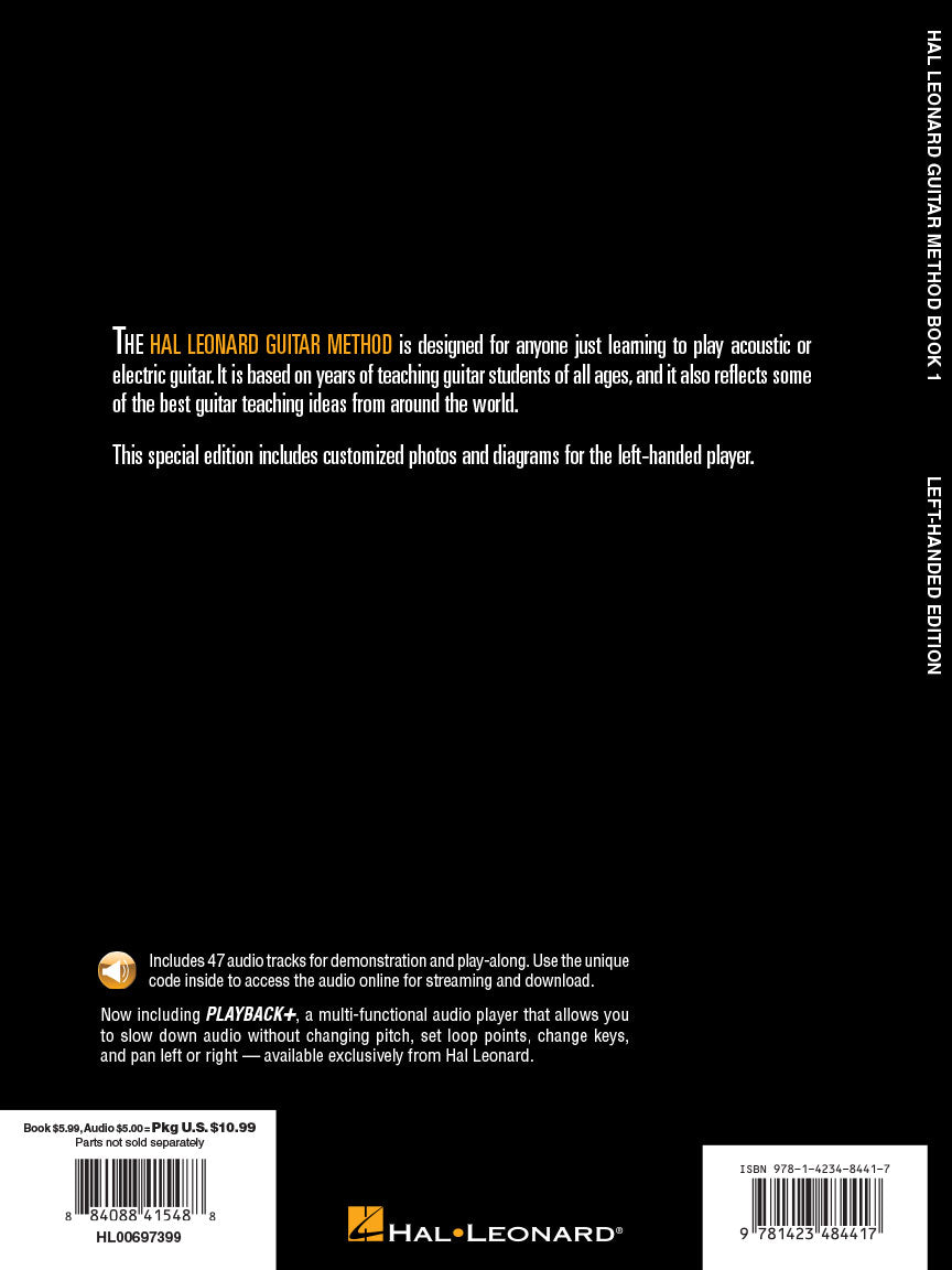 Hal Leonard Guitar Method, Book 1 - Left-Handed Edition