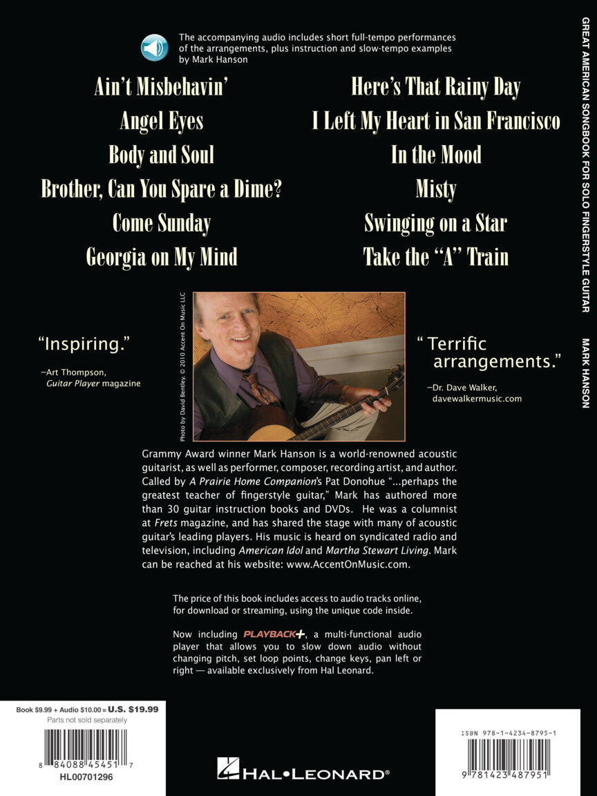 Great American Songbook for Solo Fingerstyle Guitar