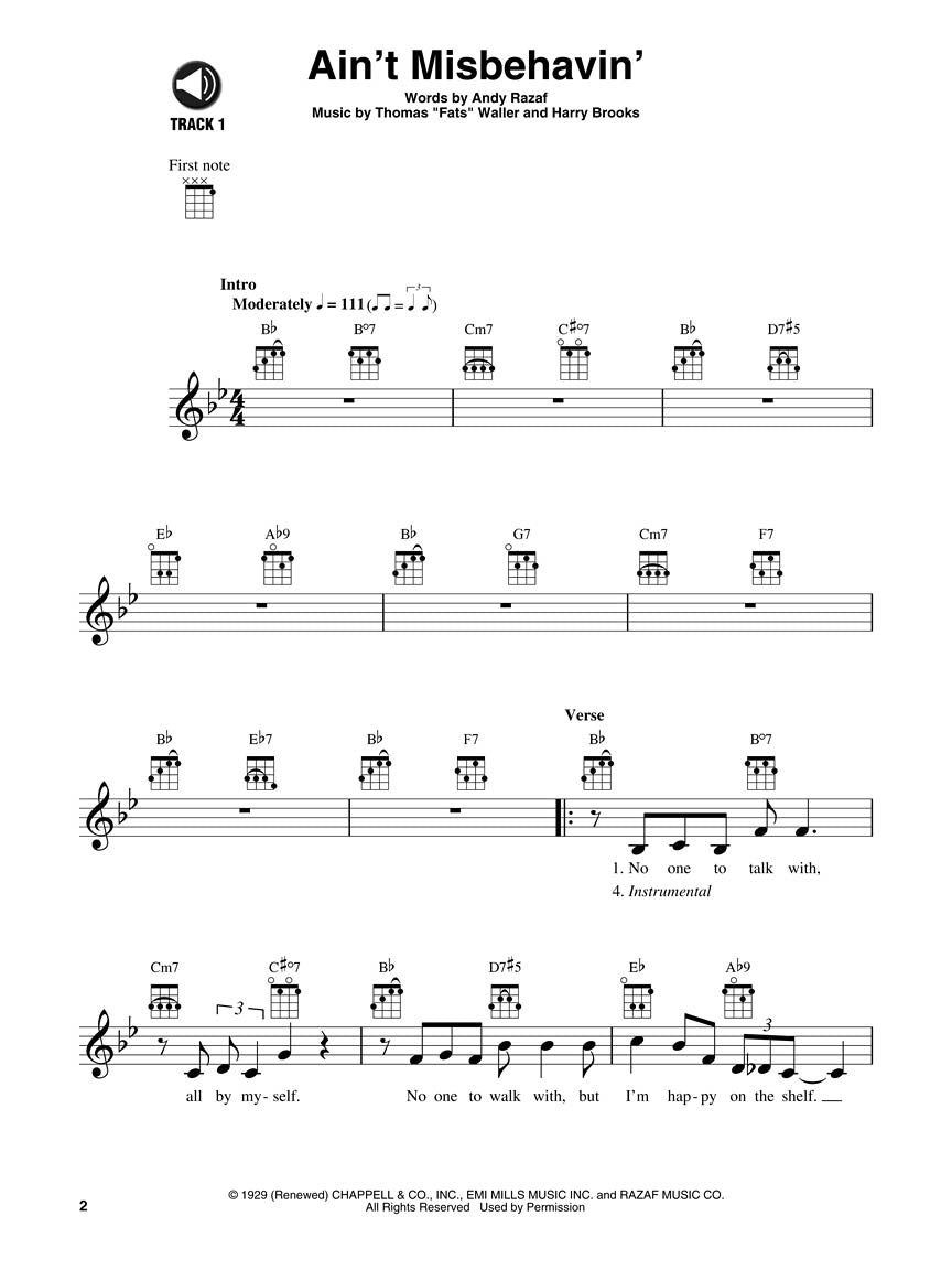 Standards - Ukulele Play-Along Vol. 16