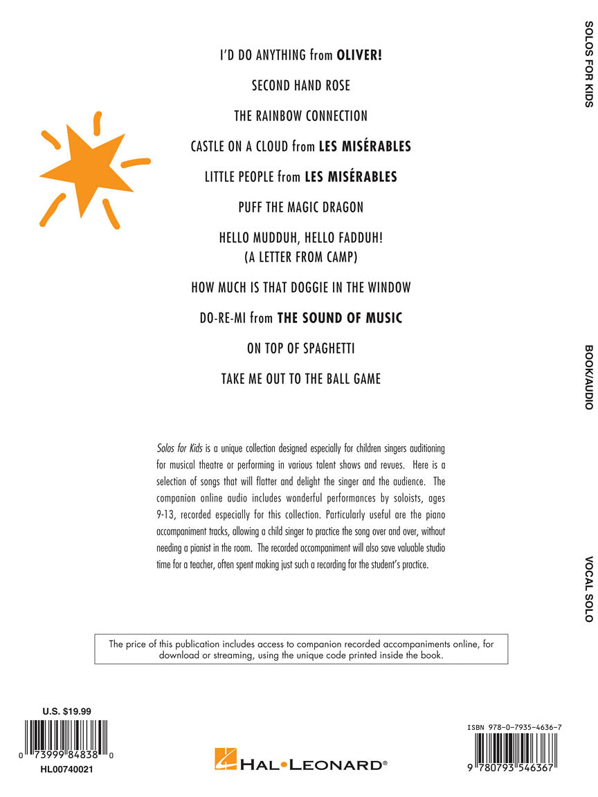 Hal Leonard Solos for Kids