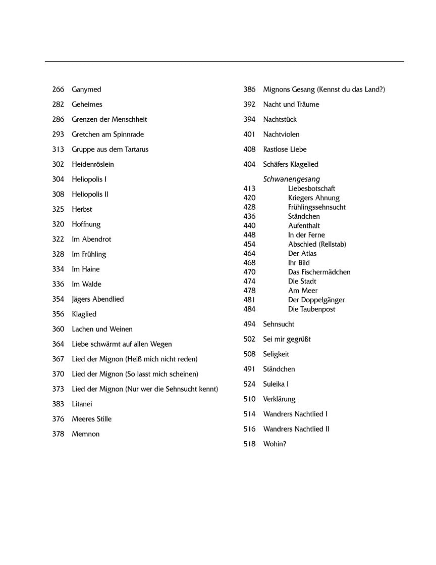 Schubert, Franz - 100 Songs High Voice