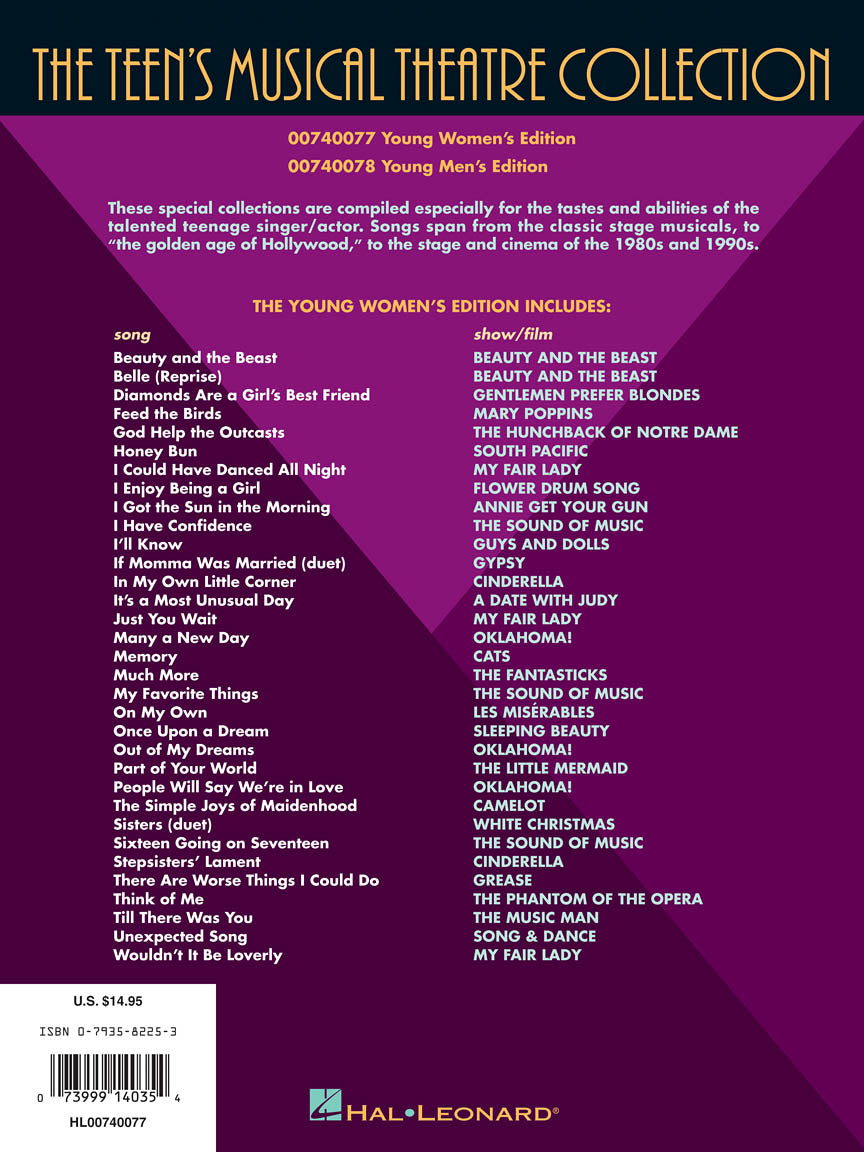 The Teen's Musical Theatre Collection - Young Women's Edition