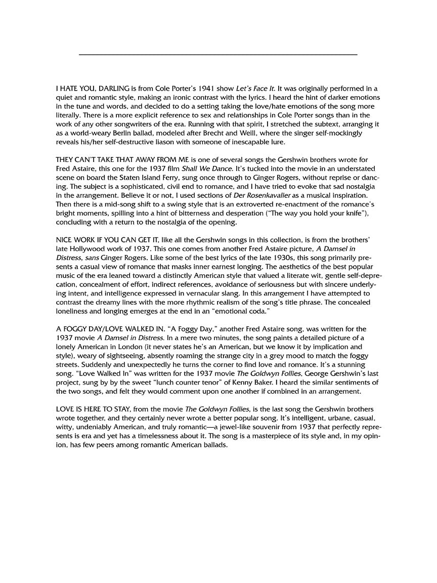 Popular Ballads for Classical Singers