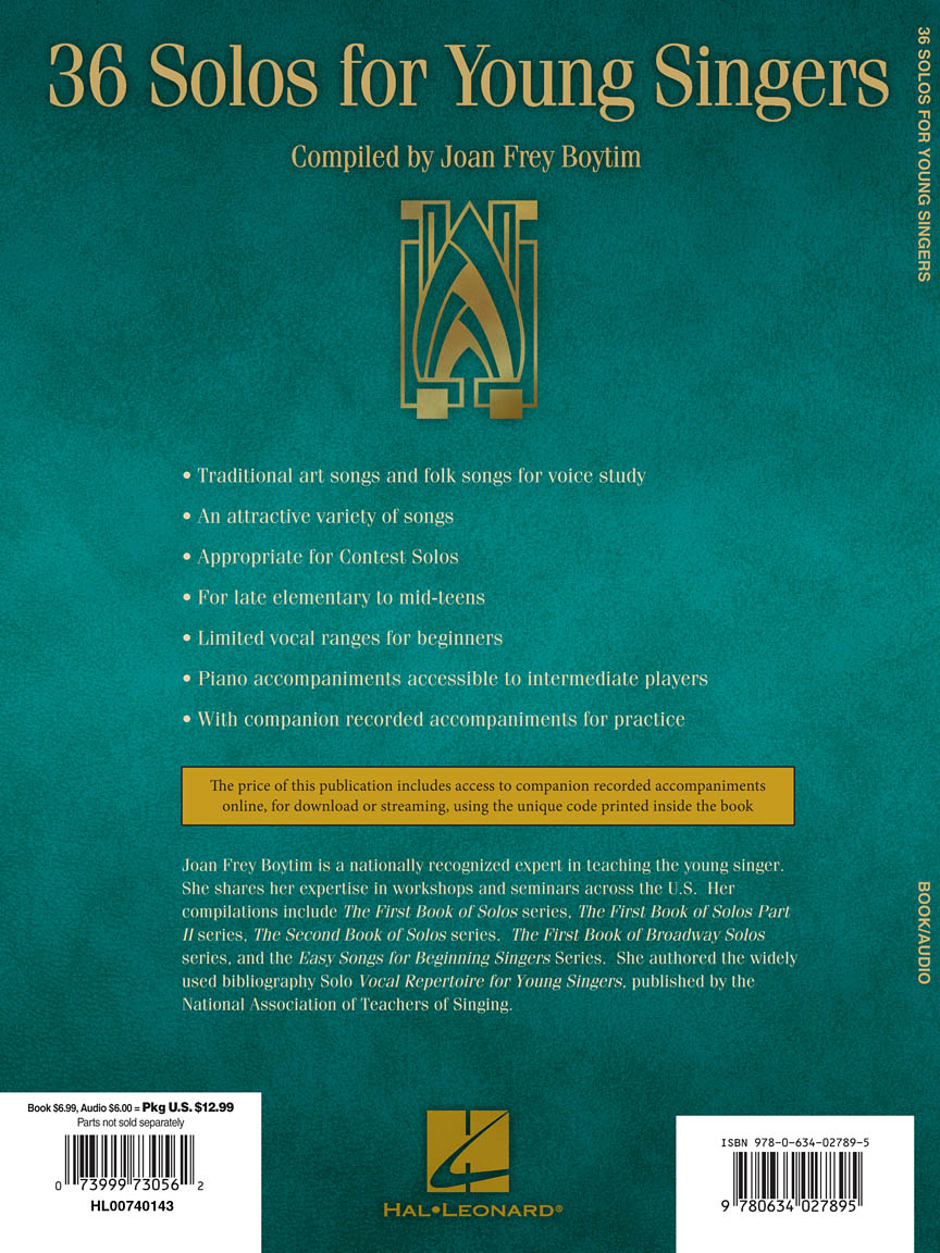 Thirty-Six Solos for Young Singers