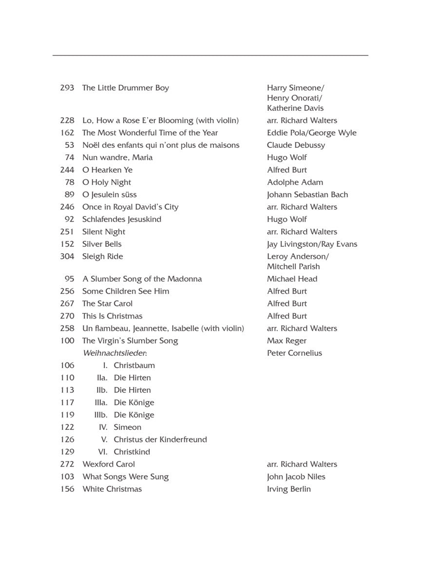 Christmas Collection, The - The Vocal Library