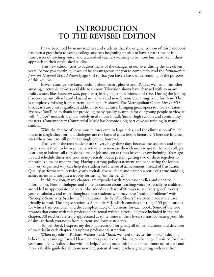 Private Voice Studio Handbook