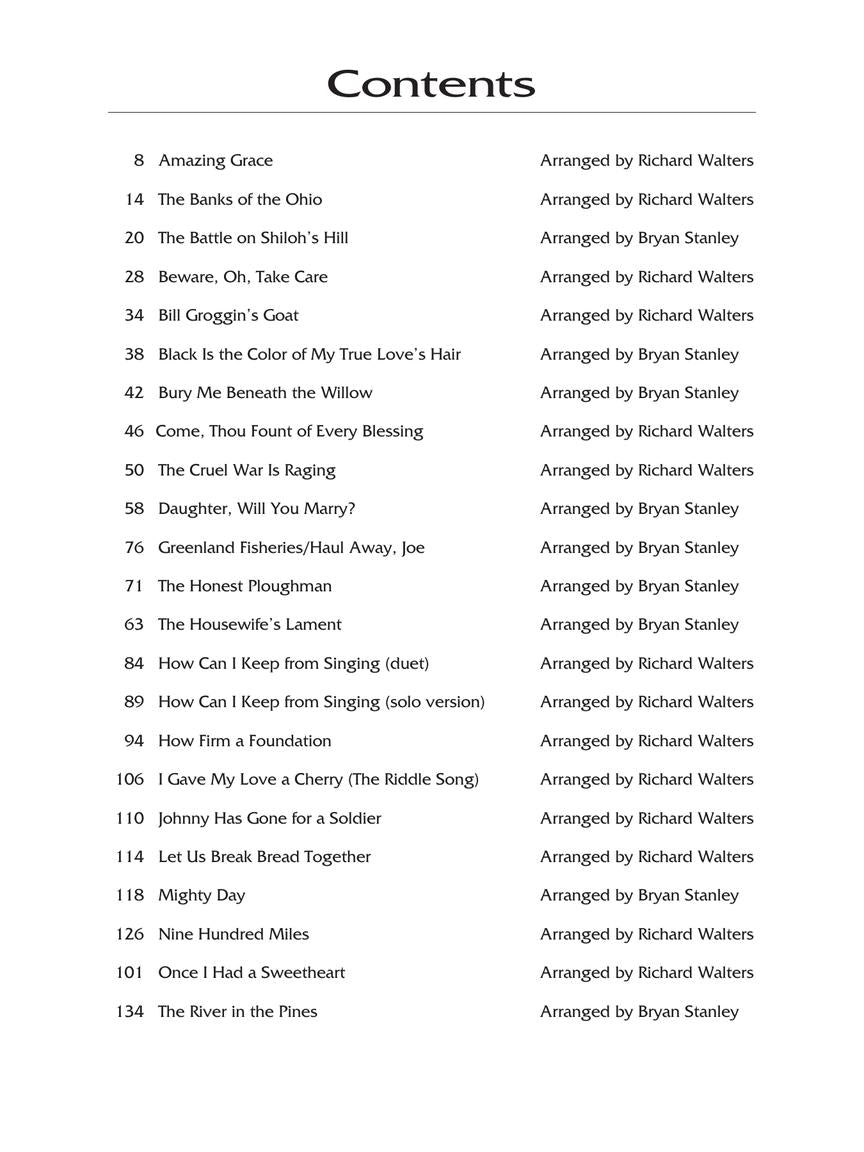 American Folksongs High Voice The Vocal Library