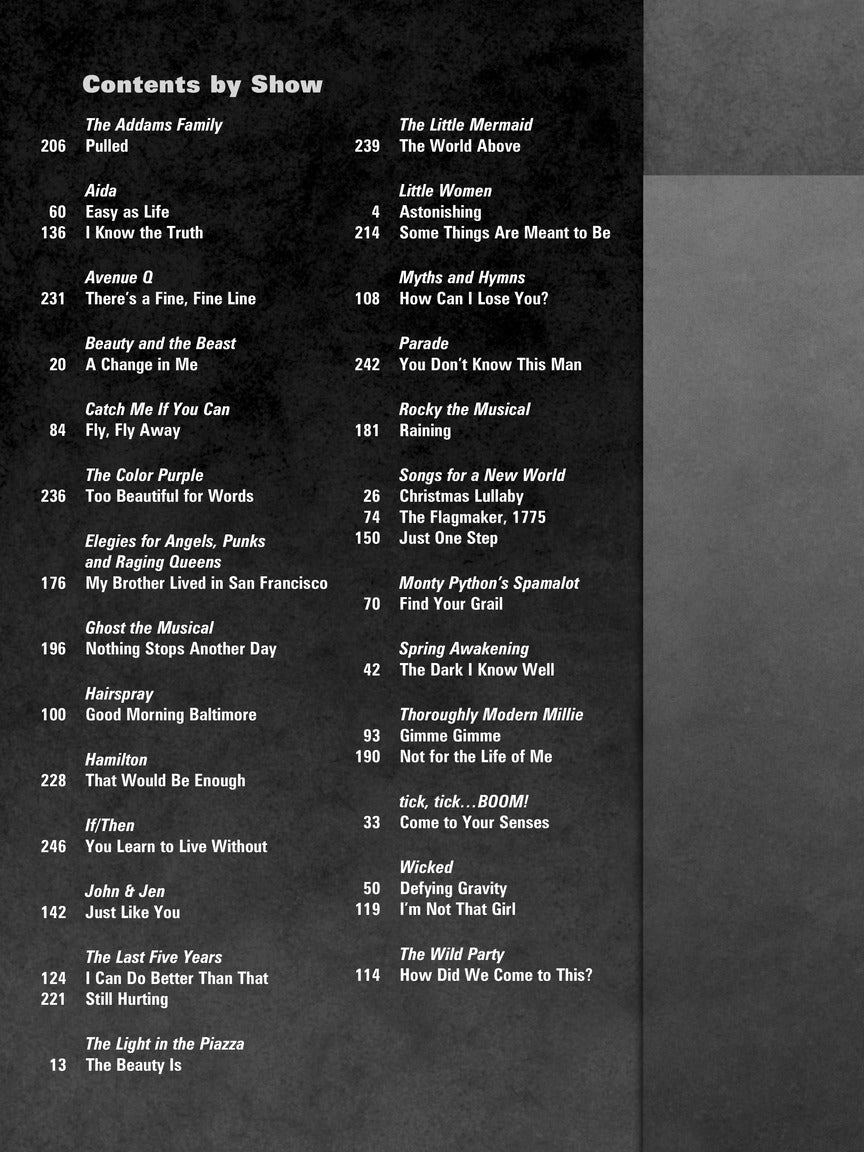 Contemporary Singing Actor Women's Voices Volume 1 Third Edition