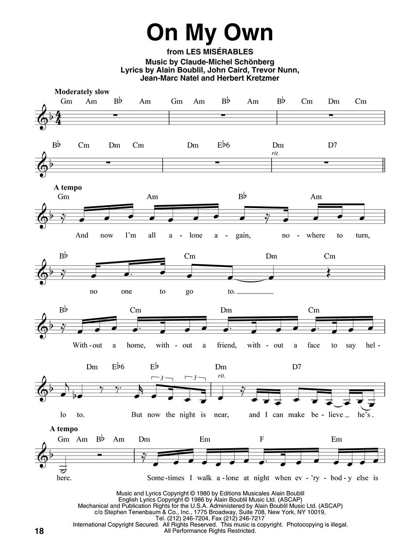 Broadway Songs - Pro Vocal Women's Vol. 1