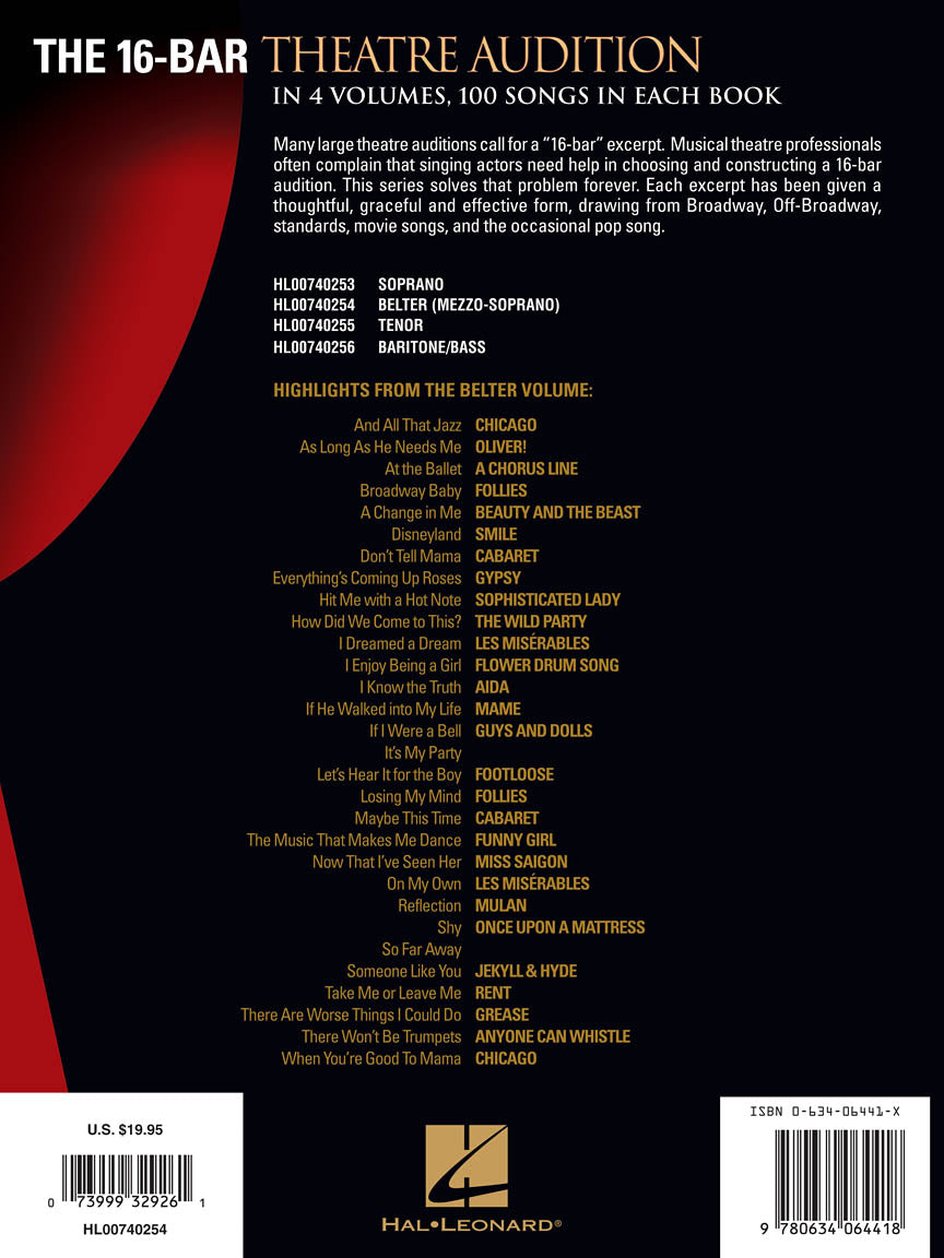 Sixteen-Bar Theatre Audition