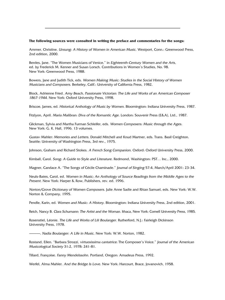 Women Composers - A Heritage of Song Low Voice