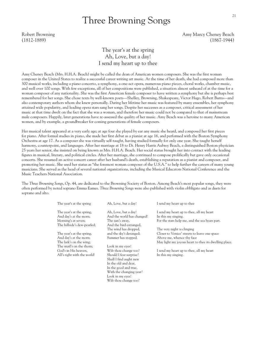 Women Composers - A Heritage of Song Low Voice