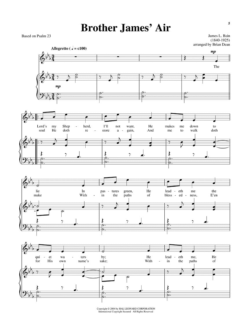 Fourteen Sacred Solos - High Voice The Vocal Library