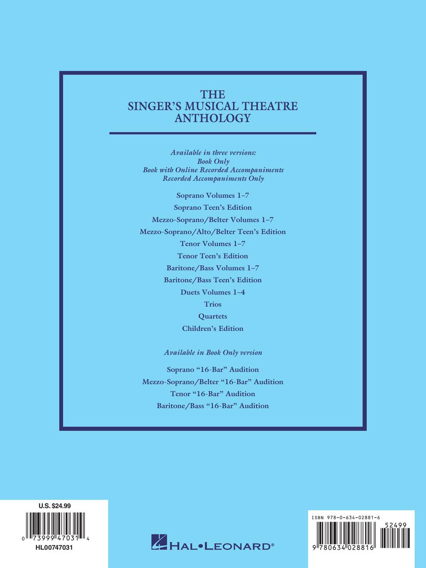 Singer's Musical Theatre Anthology, The - Volume 2, Revised