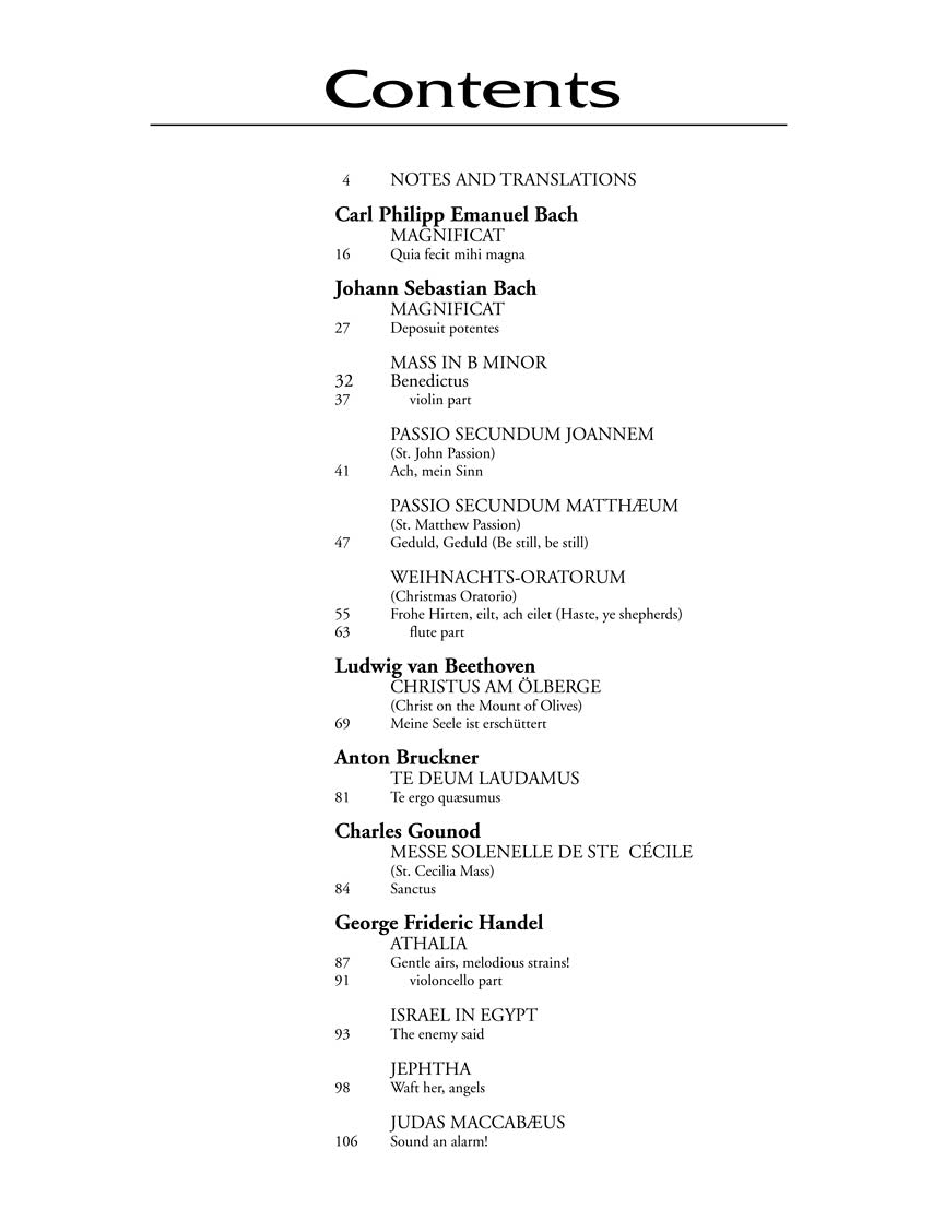 Oratorio Anthology Tenor