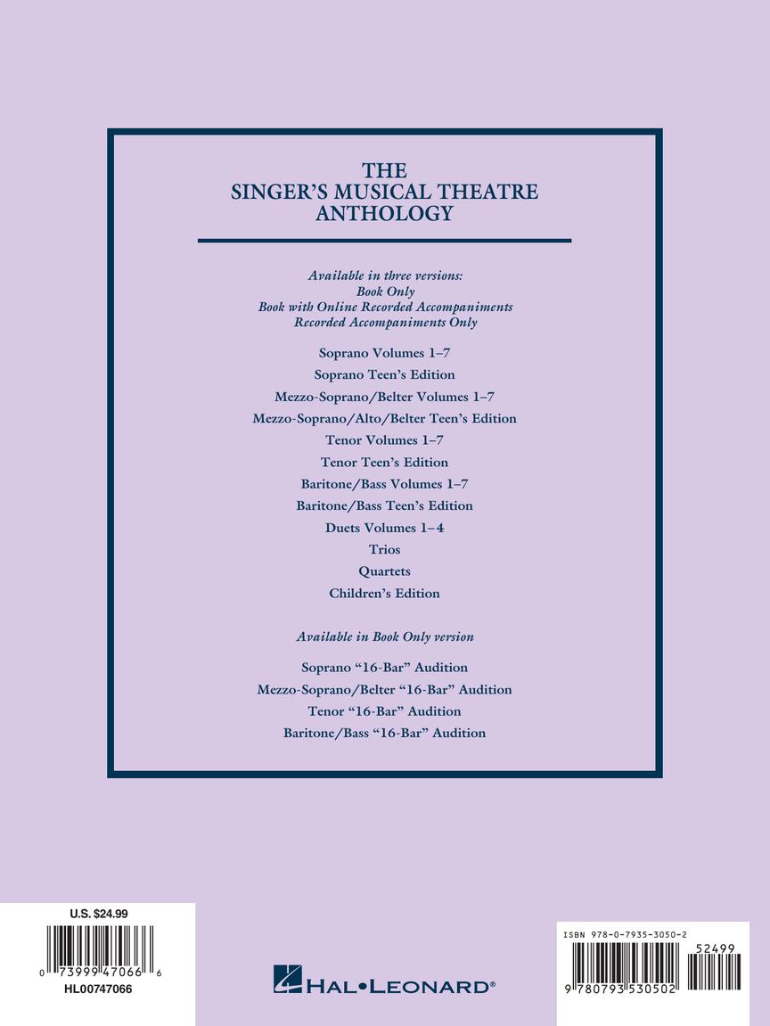 Singer's Musical Theatre Anthology, The - Volume 2, Revised