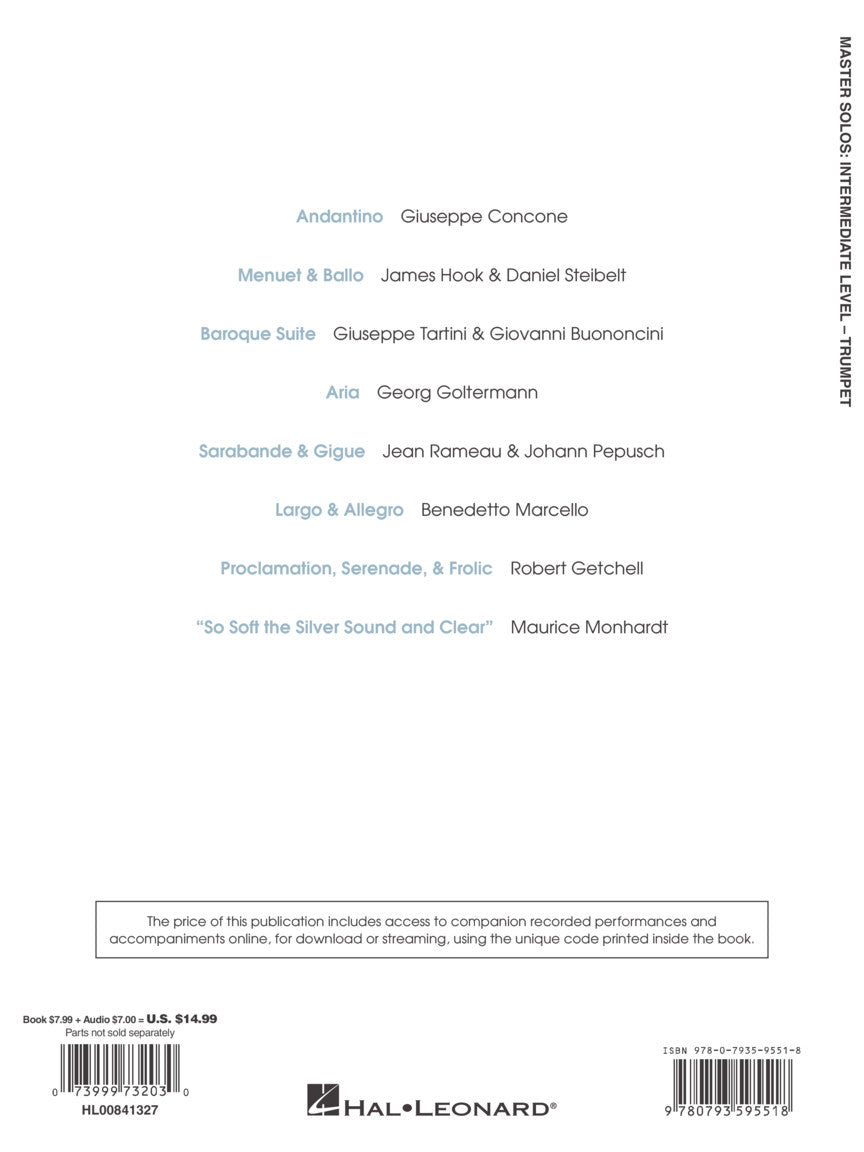 Master Solos Intermediate Level - Trumpet