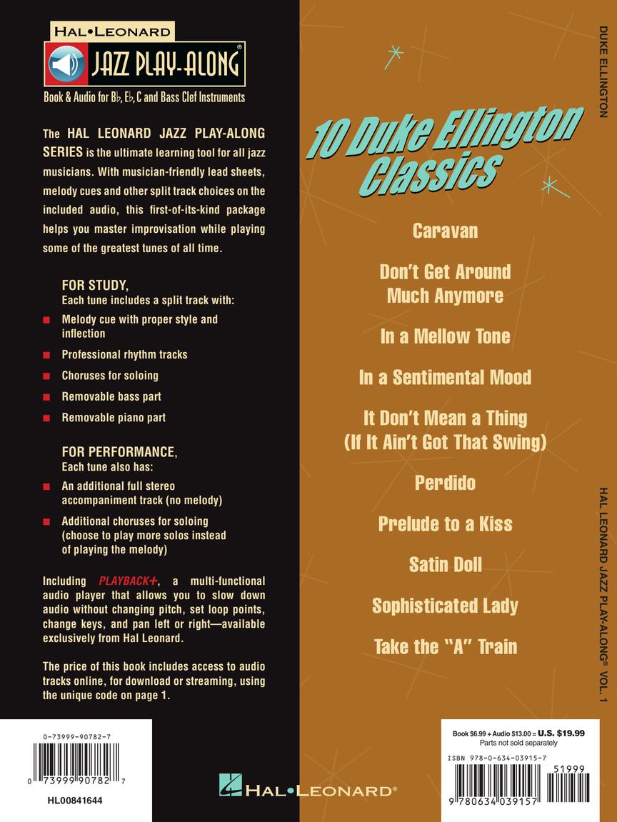 Ellington, Duke - Jazz Play Along, Vol. 1
