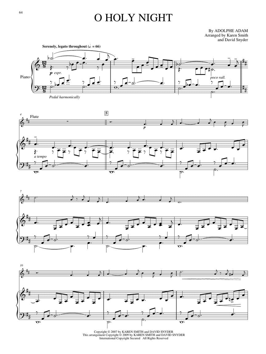 O Holy Night - Christmas Collection for Flute & Piano