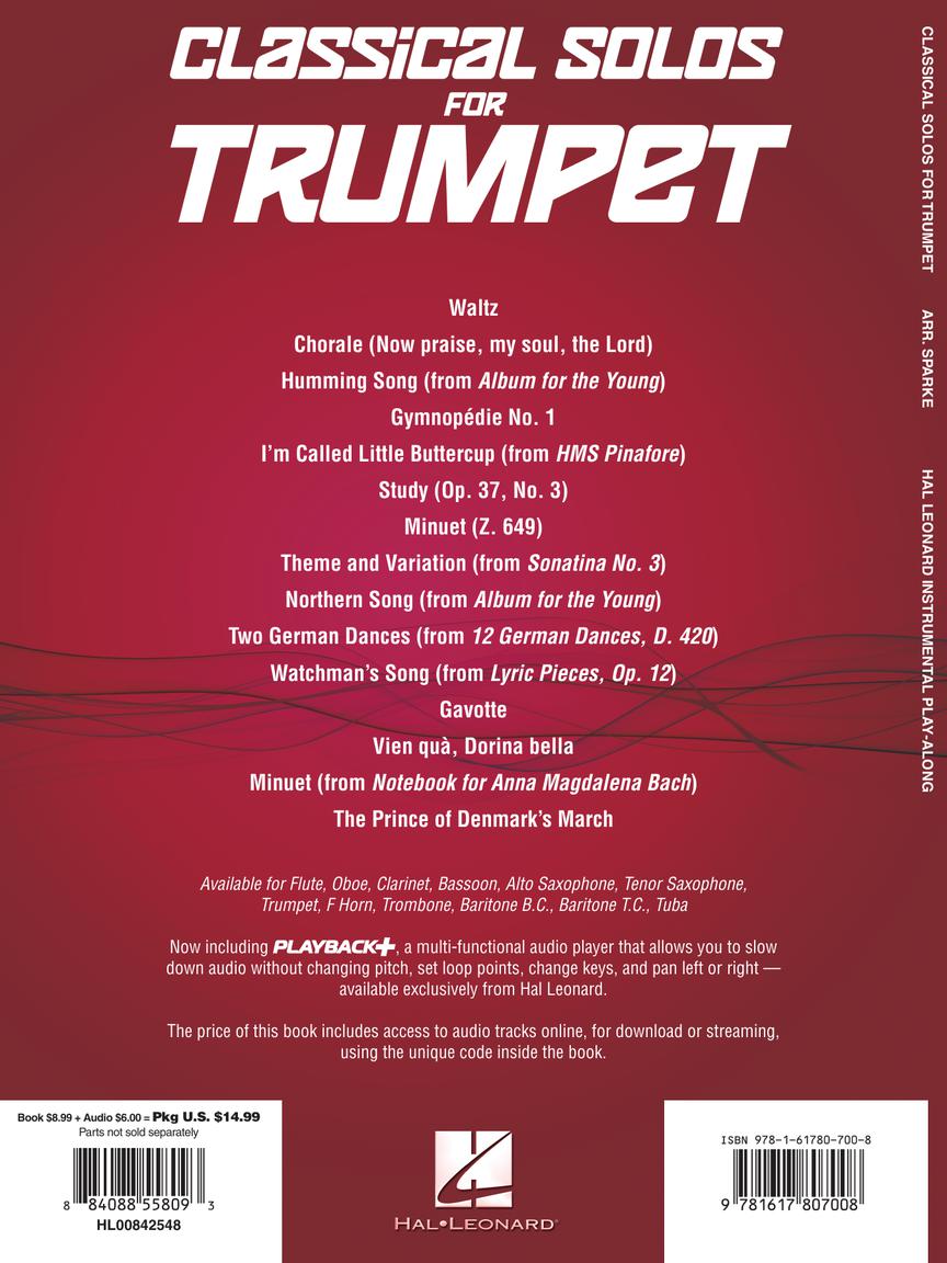 Classical Solos for Trumpet - 15 Easy Solos for Contest and Performance