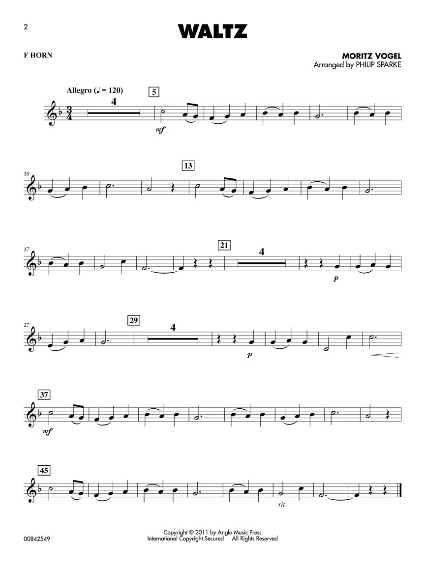 Classical Solos for F Horn - 15 Easy Solos for Contest and Performance