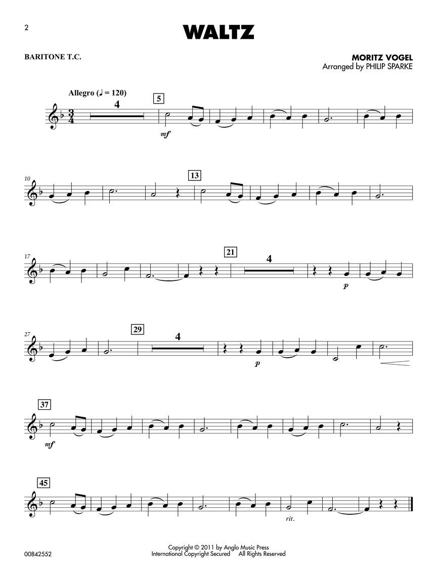 Classical Solos for Baritone T.C. - 15 Easy Solos for Contest and Performance