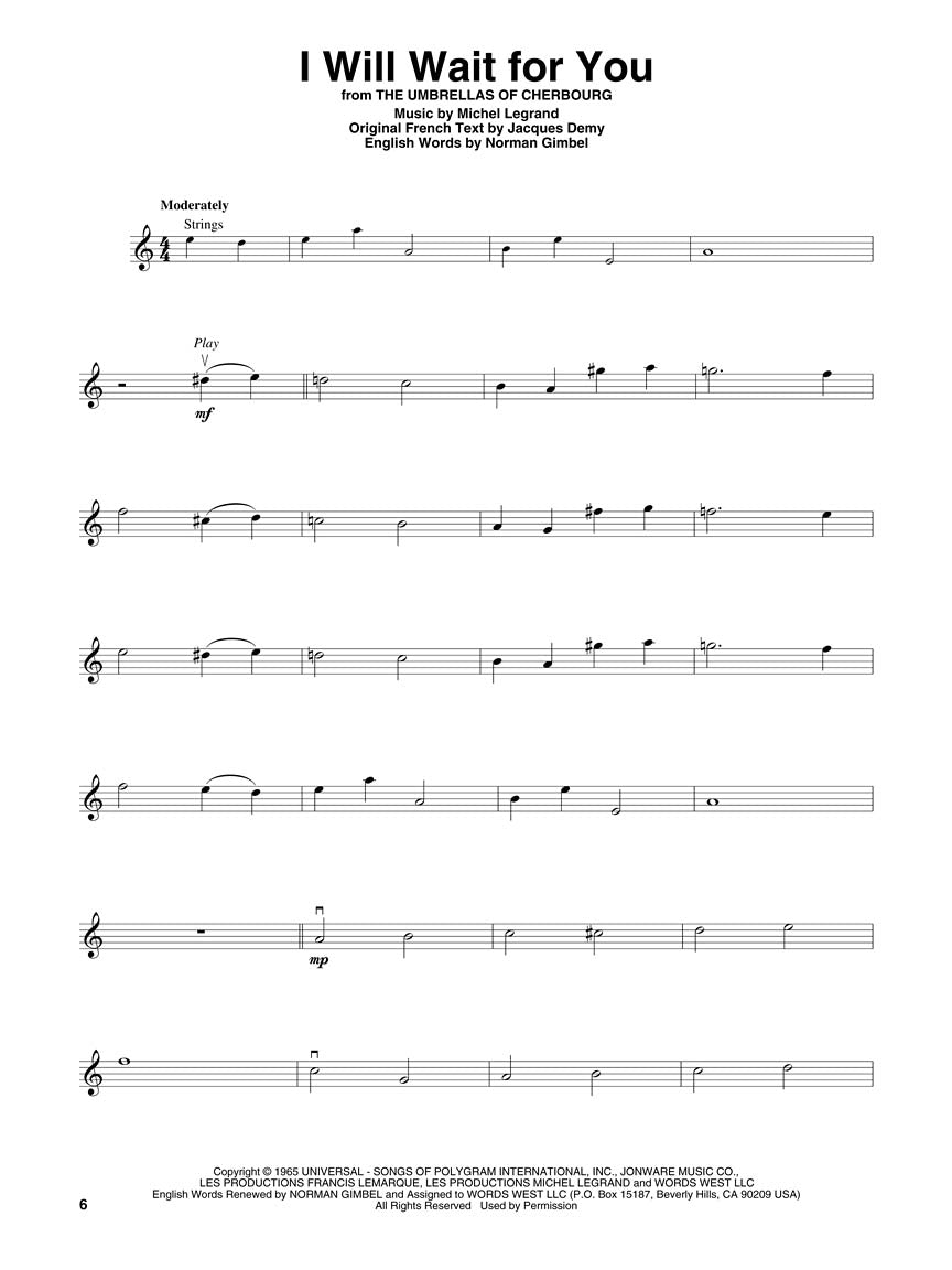 Movie Themes - Violin Play-Along Volume 31