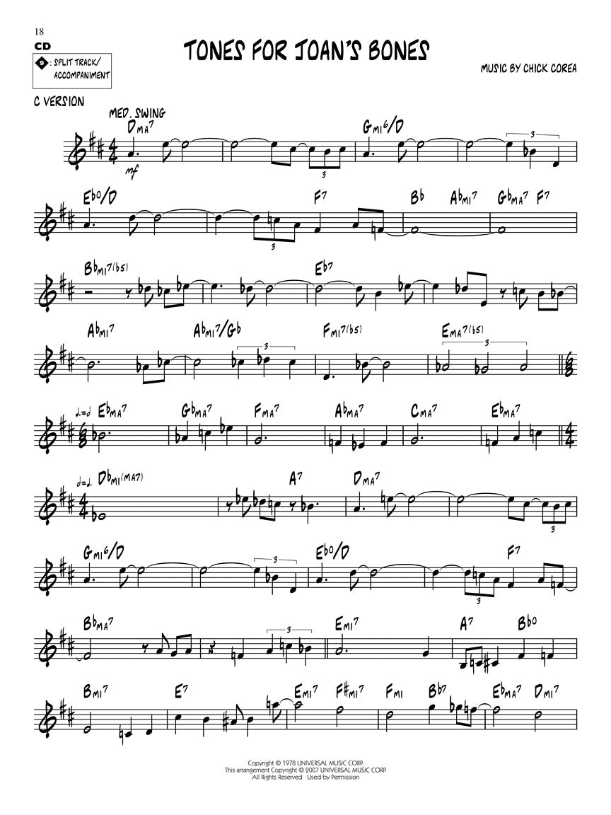 Chick Corea Jazz Play-Along Volume 67