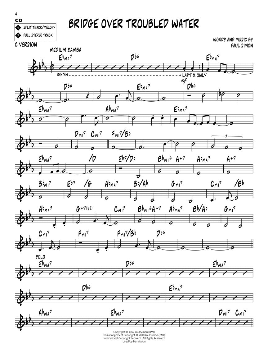 Simon, Paul - Jazz Play-Along Vol. 122