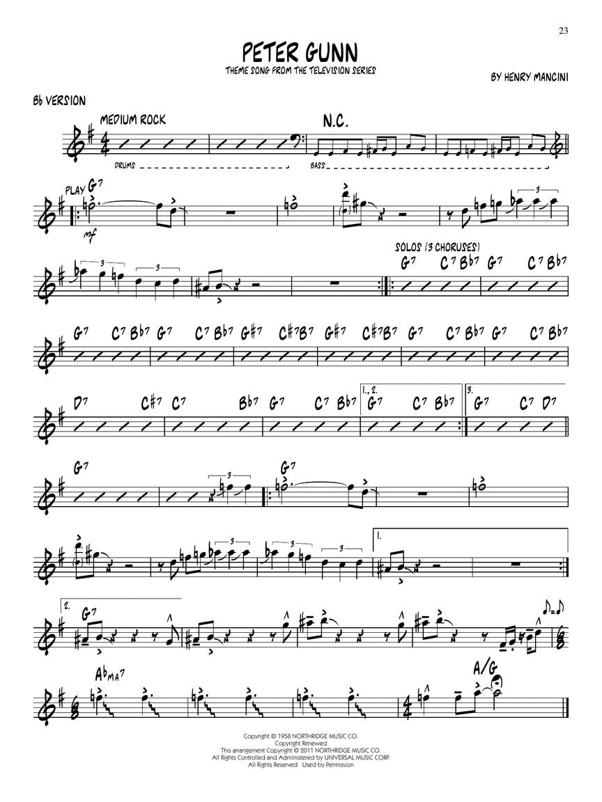 Mancini, Henry - Jazz Play-Along Series Vol. 154
