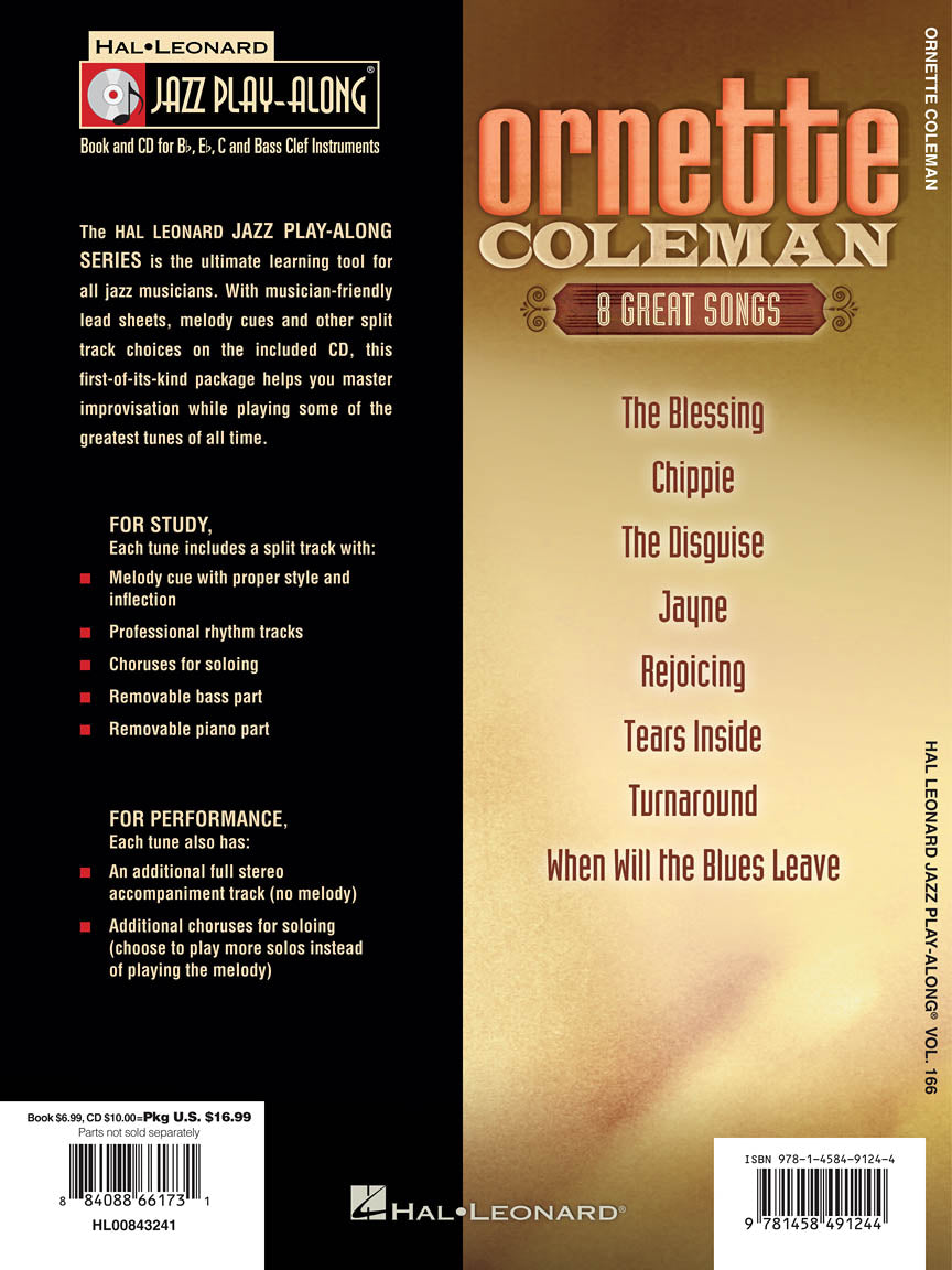 Coleman, Ornette - Jazz Play-Along Vol. 166