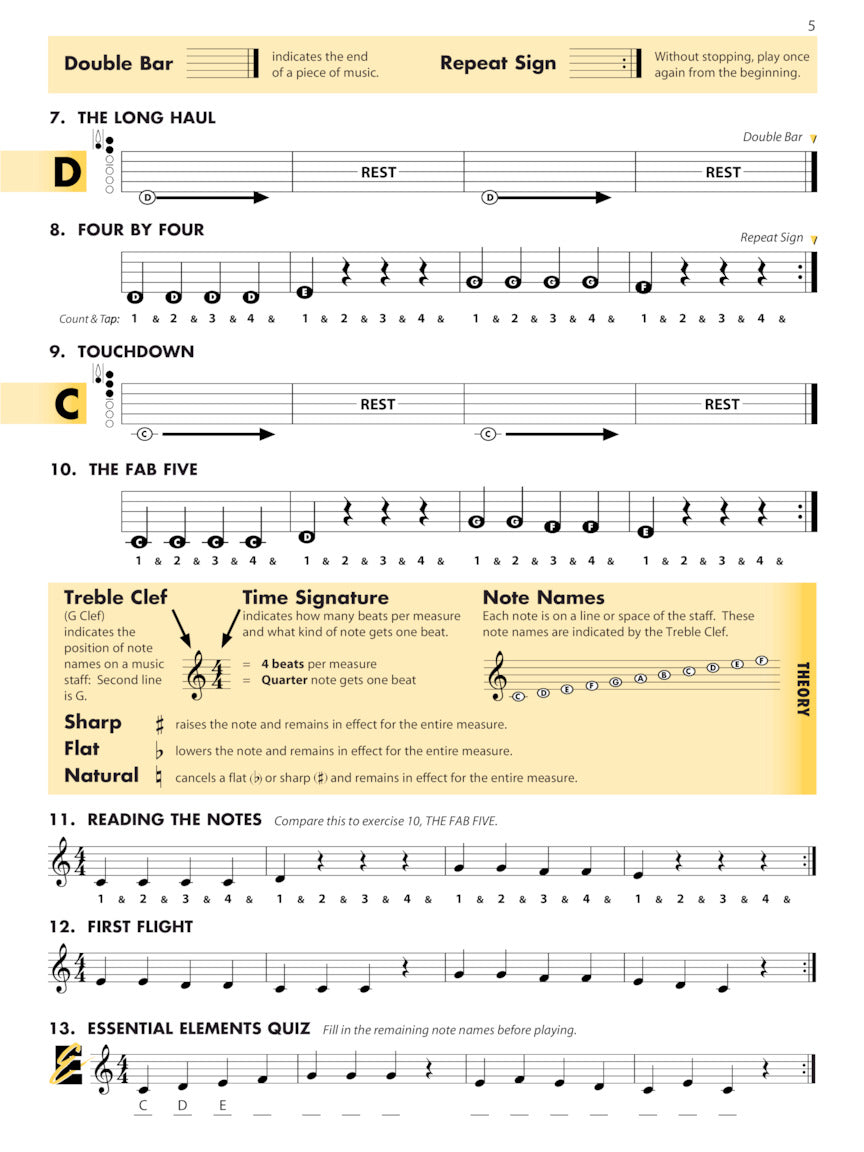 Essential Elements for Band - Bb Bass Clarinet Book 1 (w/EEi)