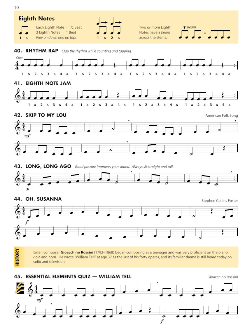 Essential Elements for Band - Bb Bass Clarinet Book 1 (w/EEi)