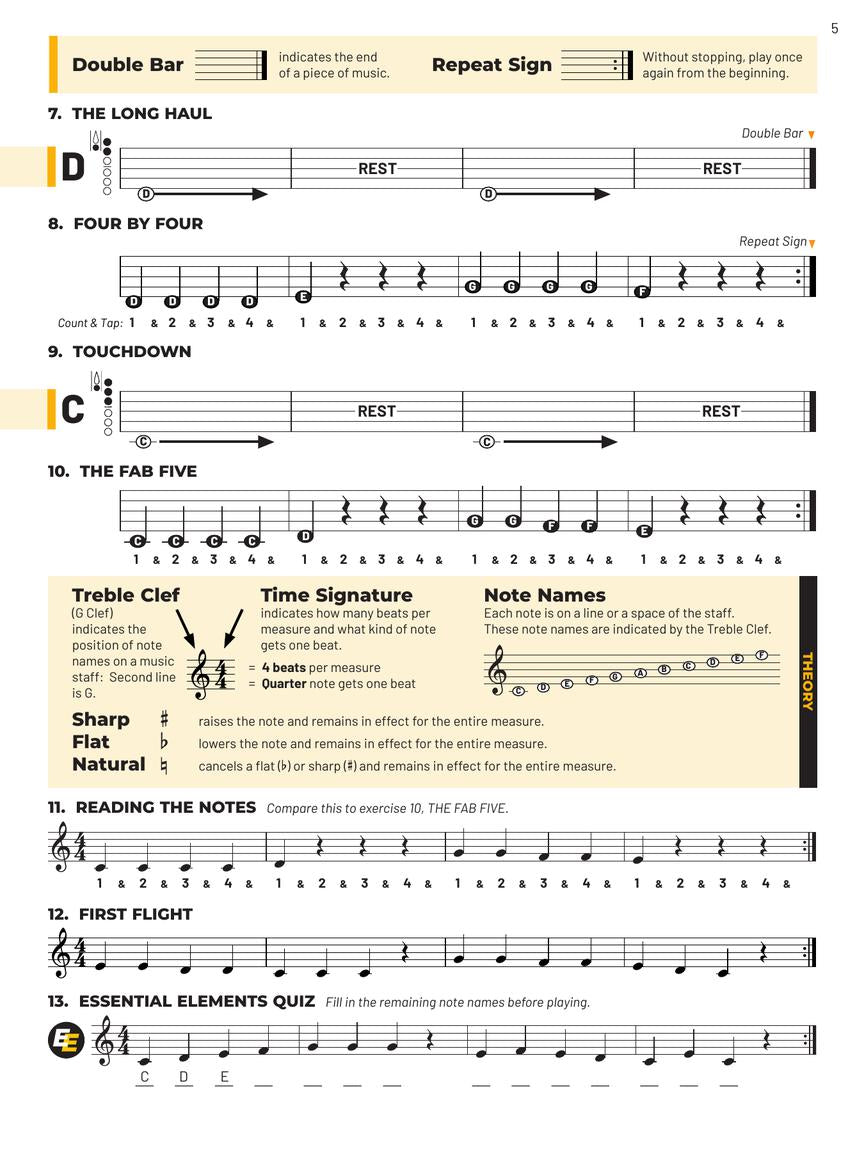 Essential Elements for Band – Bb Clarinet Book 1 with Online Resources